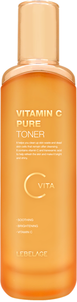 Изображение Тонер для лица освежающий Лебелаж витамин С Корея Си энд Би к/у, 120 мл