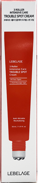 Изображение Крем роллер для лица от прыщей Лебелаж чайное дерево Корея Си энд Би к/у, 30 мл