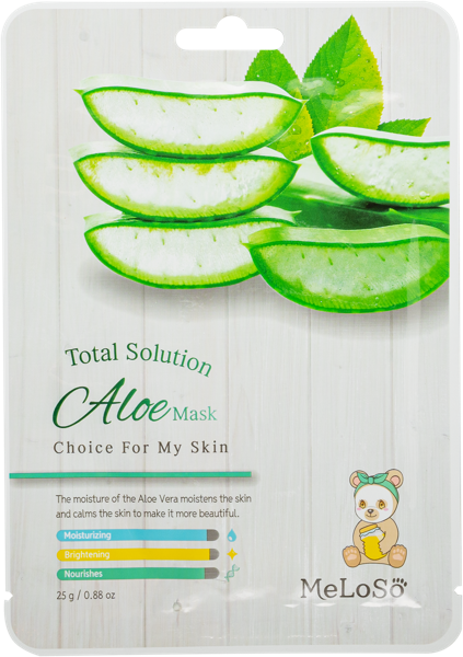 Изображение Маска для лица восстанавлив Мелосо экстракт алоэ Скинэпл м/у, 1 шт