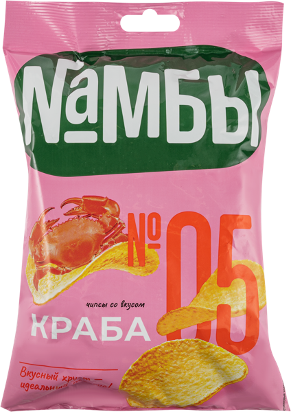 Изображение Чипсы картофельные Намбы краб Русскарт м/у, 70 г
