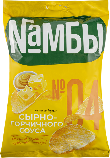 Изображение Чипсы картофельные Намбы сырно-горчичный соус Русскарт м/у, 70 г