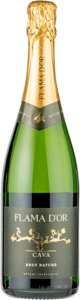 Изображение Вино игристое белое брют натюр Флама Д Ор кава Кастель д Ор с/б, 0,75 л