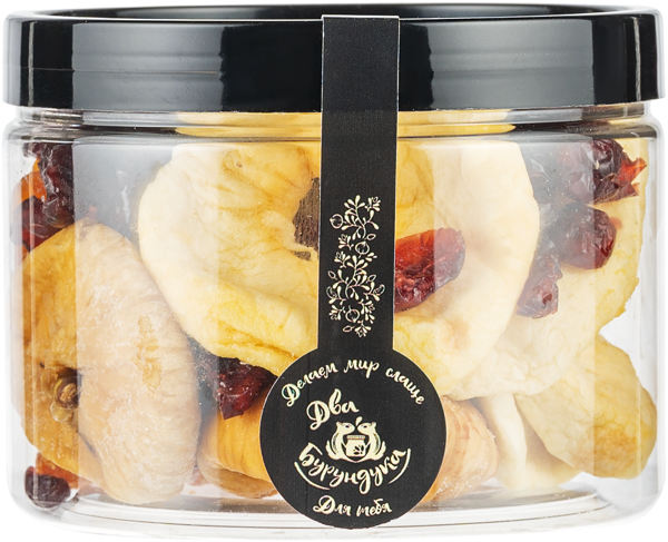 Изображение Ассорти сухофрукты Два бурундука вяленые фрукты ягоды Фольц Е.С. п/б, 180 г