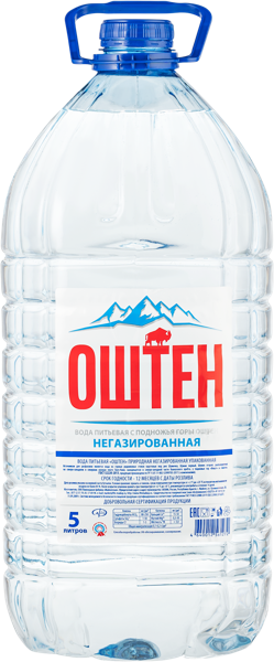 Изображение Вода негаз рН 8,5 Оштен питьевая Майкопская п/б, 5 л
