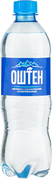 Изображение Вода газ рН 8,5 Оштен питьевая Майкопская п/б, 0,5 л