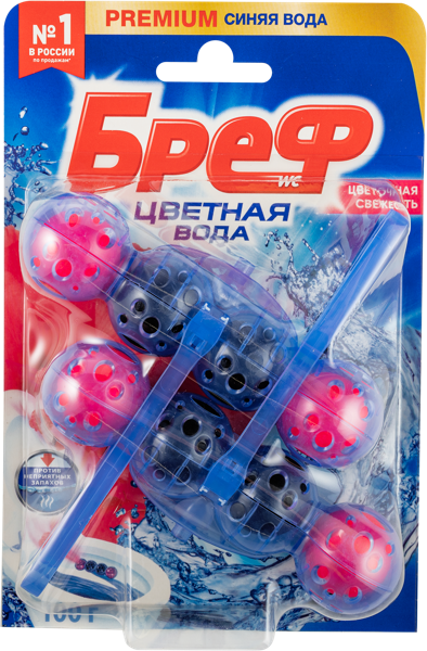 Изображение Средство для унитаза Бреф колор актив цветочная свежесть Хенкель к/у, 100 г