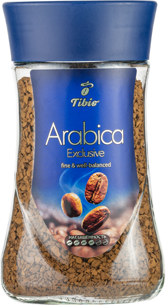 Изображение Кофе растворимый Тибио Арабика эксклюзив Тибио ст/б, 95 г