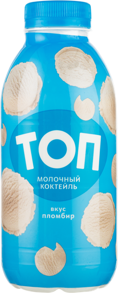 Изображение Коктейль 2% молочный Топ пломбир Савушкин продукт п/б, 450 мл