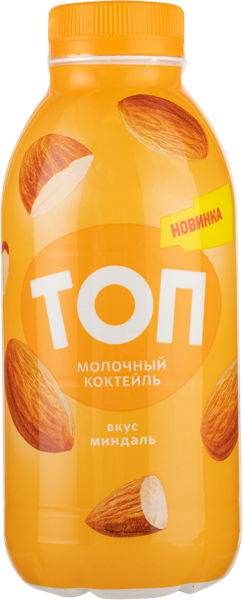 Изображение Коктейль 2% молочный Топ миндаль Савушкин продукт п/б, 450 мл