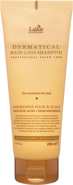 Изображение Шампунь для тонких волос Ладор от выпадения Ньюген косметикс п/у, 200 мл