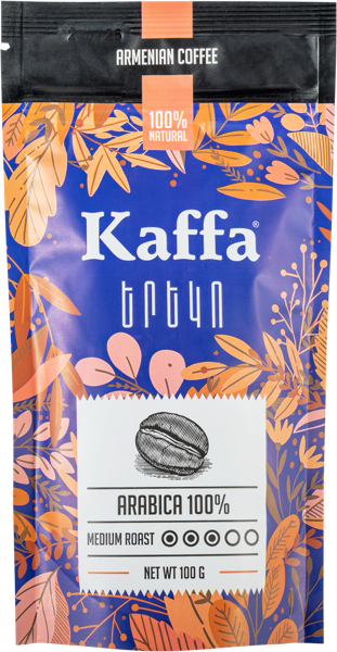 Изображение Кофе молотый Каффа ереко 100% арабика Квадра Импекс м/у, 100 г