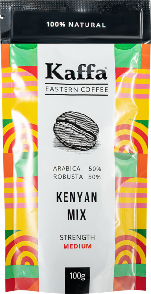 Изображение Кофе молотый Каффа кенийский 50% арабика Квадра Импекс м/у, 100 г