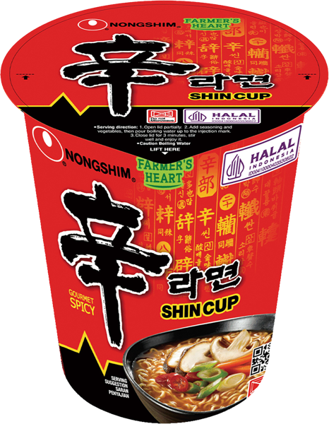 Изображение Лапша быстрого приготовления Нонгшим шин рамен Нонгшим к/у, 72 г