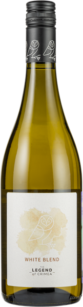 Изображение Вино белое сухое стиль №2 Мальвазия Совиньон Блан Вайт Бленд Легенда Крыма Золотое поле с/б, 0,75 л