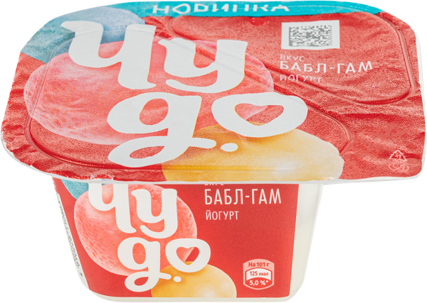 Изображение Йогурт 4% со злак шариками Чудо бабл-гам ВБД п/б, 101 г