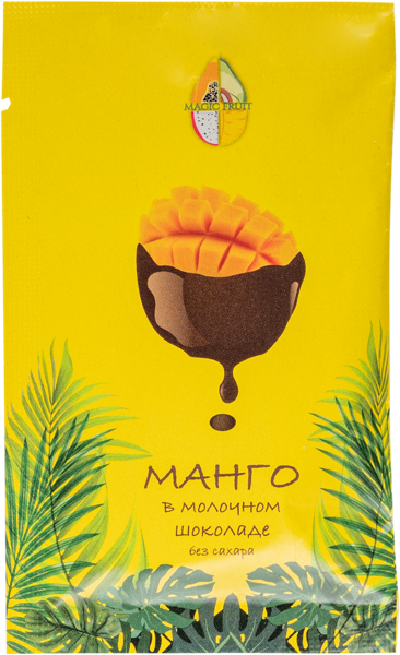 Изображение Манго в молочном шоколаде Мэджик Фрут без сахара Авокадо м/у, 20 г