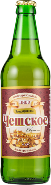 Изображение Пиво светлое Лагер 4,0% Динское Чешское традиционное Динской ПЗ с/б, 0,5 л