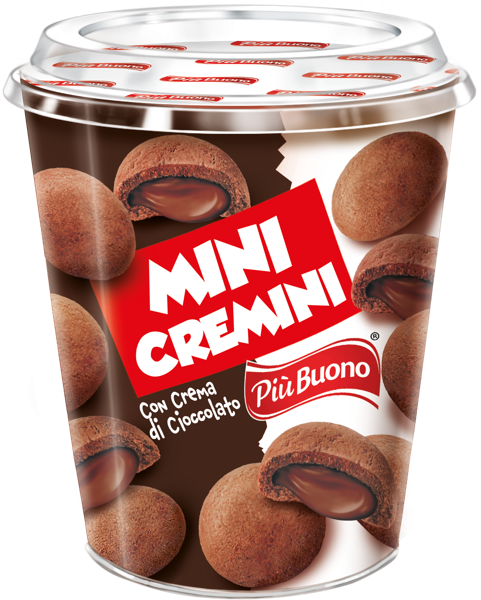 Изображение Печенье мини шоколадное Пъю буоно с шоколадной начинкой Пъю Буоно п/б, 125 г