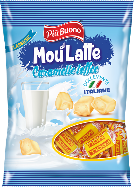 Изображение Карамель с начинкой Пъю буоно молочная Пъю Буоно м/у, 175 г