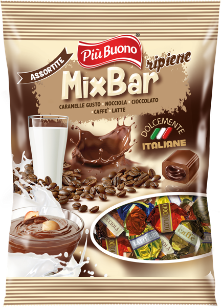 Изображение Карамель с начинкой Пъю буоно шоколадно-кофейная Пъю Буоно м/у, 175 г