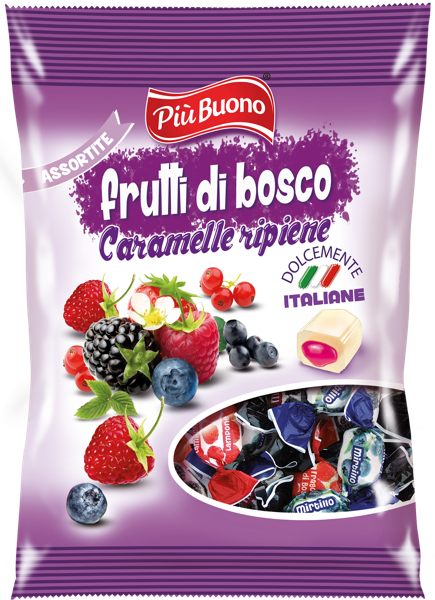 Изображение Карамель мягкая Пъю буоно фруктовое ассорти Пъю Буоно м/у, 175 г