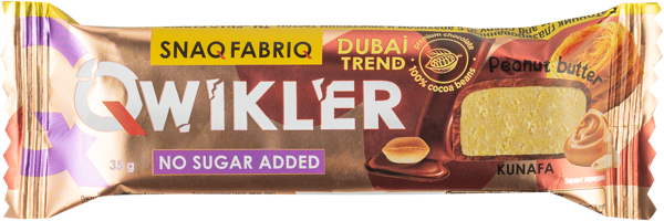 Изображение Батончик в шокол без сахара Снэк фабрик арахис тесто катаифи Фитнес Фуд м/у, 35 г