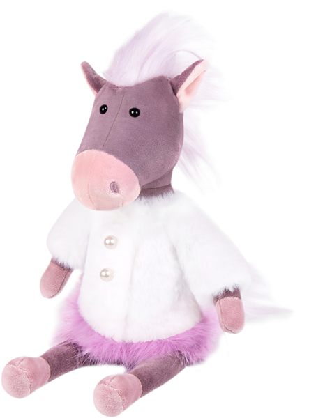 Изображение Мягкая игрушка 22см Макси тойз лошадка холли Джангсу Сохо , 1 шт