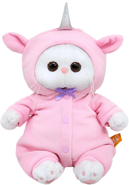 Изображение Мягкая игрушка 20см Будибаса друзья басика ли-ли бейби единорог МПП ООО к/у, 1 шт