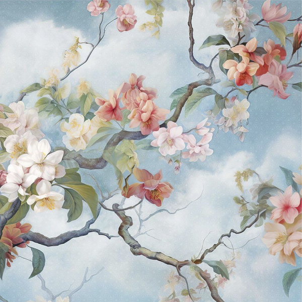 Изображение Салфетки 3х слойные Букет хоум коллекшн весеннее цветение 33*33 Русская Бумага м/у, 20 шт