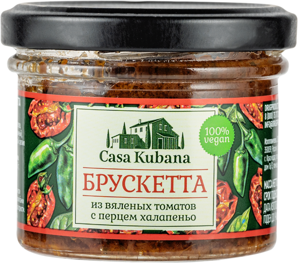 Изображение Брускетта Каза Кубана с халапеньо Другой продукт с/б, 90 г