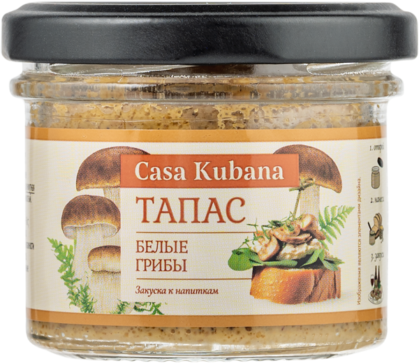 Изображение Тапас Каза Кубана белые грибы Другой продукт с/б, 90 г