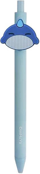 Изображение Ручка 0,5мм черная гелевая Геншин Импакт Тейват Зу Тарталья Михоё , 2 шт