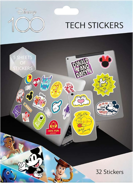 Изображение Наклейки 5 листов Дисней хэппи фейсиз Пирамид Интернешнл п/у, 32 шт