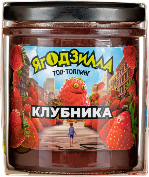 Изображение Топпинг Ягодзилла клубника Ягода с/б, 360 г