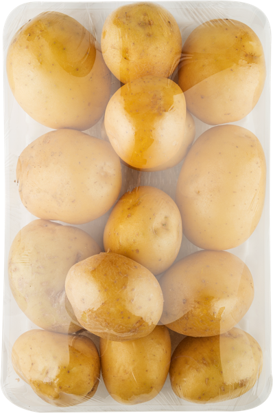 Изображение Корнеплод молодой мелкий Картофель белый Краснодарский край подложка, 800 г