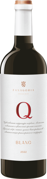 Изображение Вино белое сухое стиль №2 Совиньон Блан купаж ЗНМП Формула Кью Блан Фанагория с/б, 0,75 л