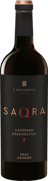 Изображение Вино красное сухое стиль №3 Красностоп купаж ЗНМП Сакра Фанагория с/б, 0,75 л