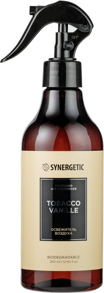 Изображение Освежитель воздуха Синергетик БИО табак ваниль Синергетик п/у, 380 мл