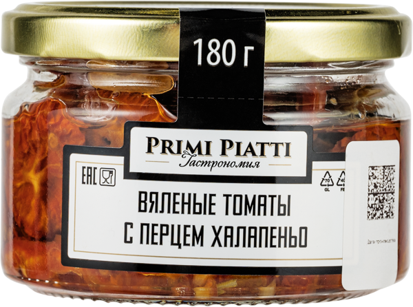 Изображение Томаты с халапеньо Прими пиатти вяленые Шнейдерман ЕЕ с/б, 180 г