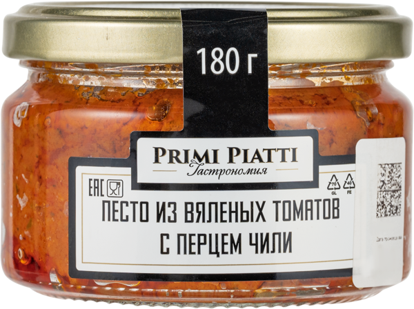 Изображение Соус из вяленых томатов Прими пиатти песто с чили Шнейдерман ЕЕ с/б, 180 г