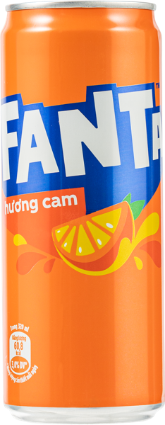 Изображение Напиток газ Фанта апельсин Кока Кола Вьетнам ж/б, 0,32 л
