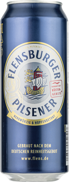 Изображение Пиво светлое Пилснер 4,8% Фленсбургер пилснер Фленсбургер Брауридж ж/б, 0,5 л