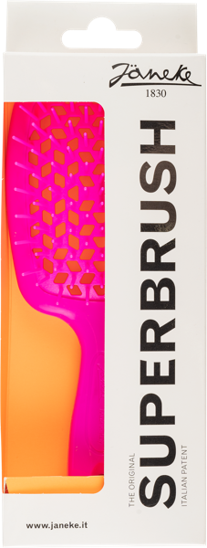 Изображение Расческа для волос пластик Янеке щетка розовая Джорджио Янеке п/у, 1 шт