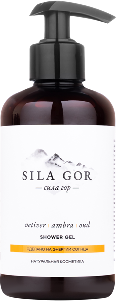 Изображение Гель для душа Краснополянская Косметика ветивер амбра уд Сила гор п/у, 300 мл