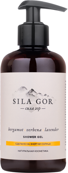 Изображение Гель для душа Краснополянская Косметика бергамот вербена лаванда Сила гор п/у, 300 мл