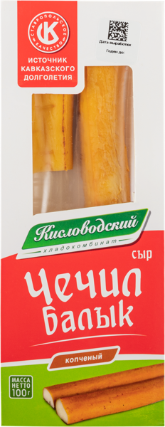 Изображение Сыр 40% копченый Кисловодский чечил балык Кисловодский ХК м/у, 100 г