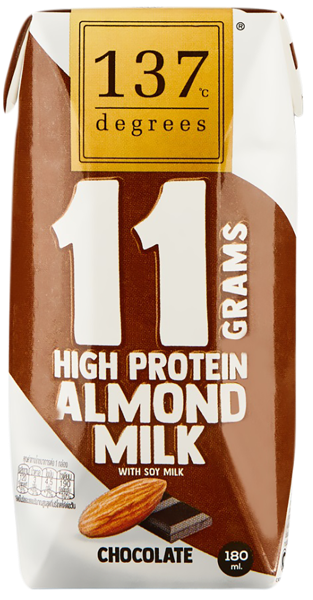 Изображение Напиток миндальный 137 Дигрис шоколадный с протеином Симпл Фудс т/п, 180 мл