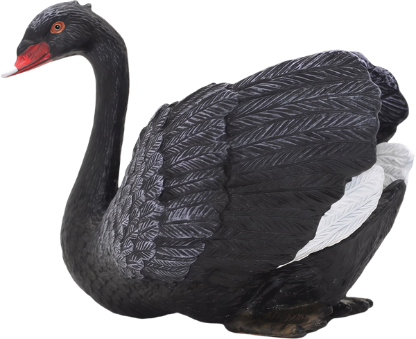 Изображение Фигурка 6,8см Детское время черный лебедь Морефан Текнолоджи , 1 шт