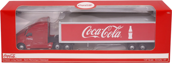Изображение Машина 1:87 Мотор сити трейлер кока кола М энд Д к/у, 1 шт