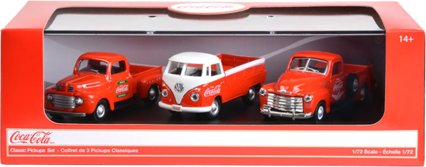 Изображение Машина 1:72 Мотор сити набор пикапов кока кола М энд Д к/у, 3 шт